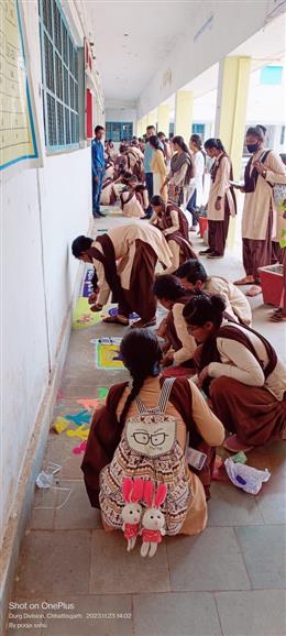 युवा उत्सव में नैतिक मतदान का संदेश 